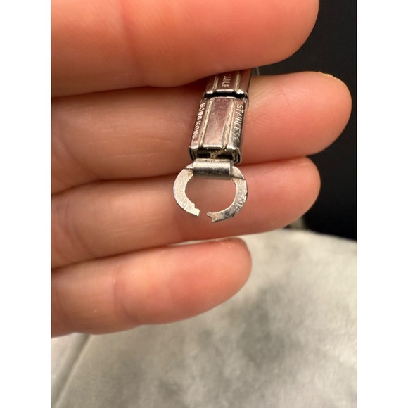 Vintage Silver‎ Tone Watch Band 5.5In - Picture 4 of 9